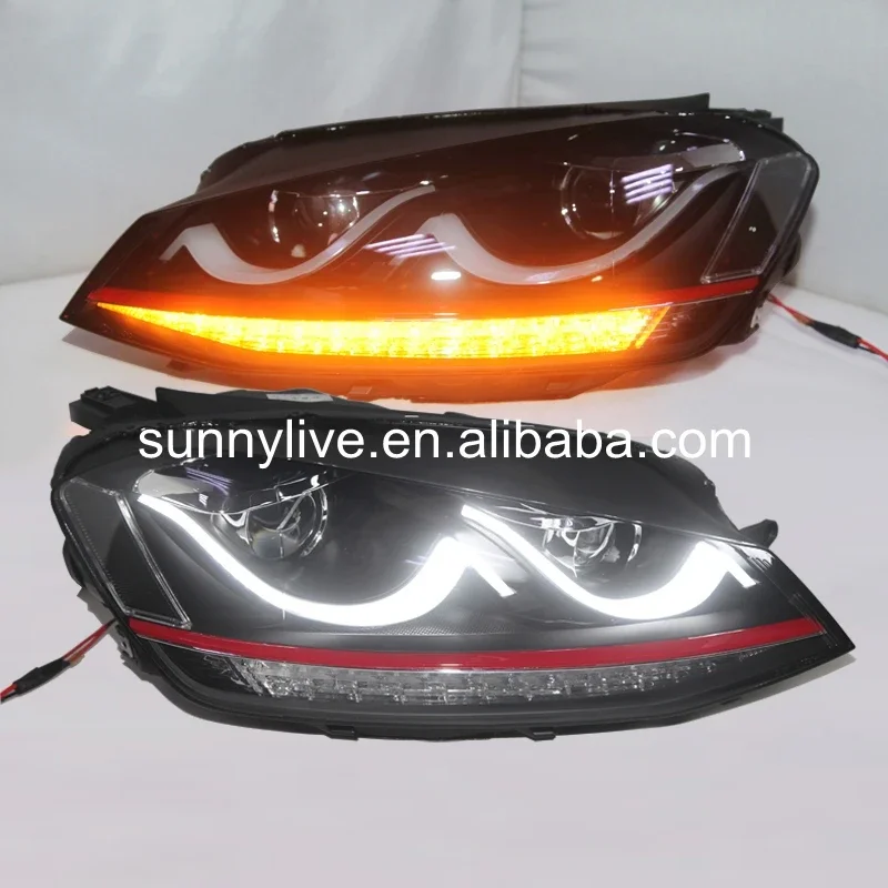 

AirowДля VOLKSWAGEN для Golf 7, фары GTI Style 2013-2014 года, LD V2