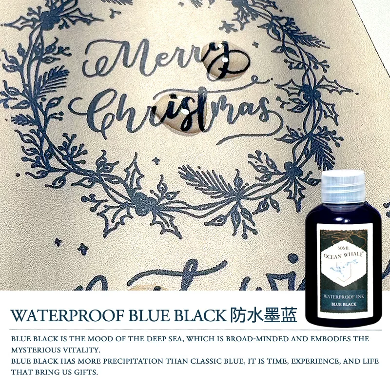 

Banmi Whale Series Fountain Pen Ink Nano-grade Waterproof 50ml Smooth Writing Stationery School Office Supplies for JINHAO