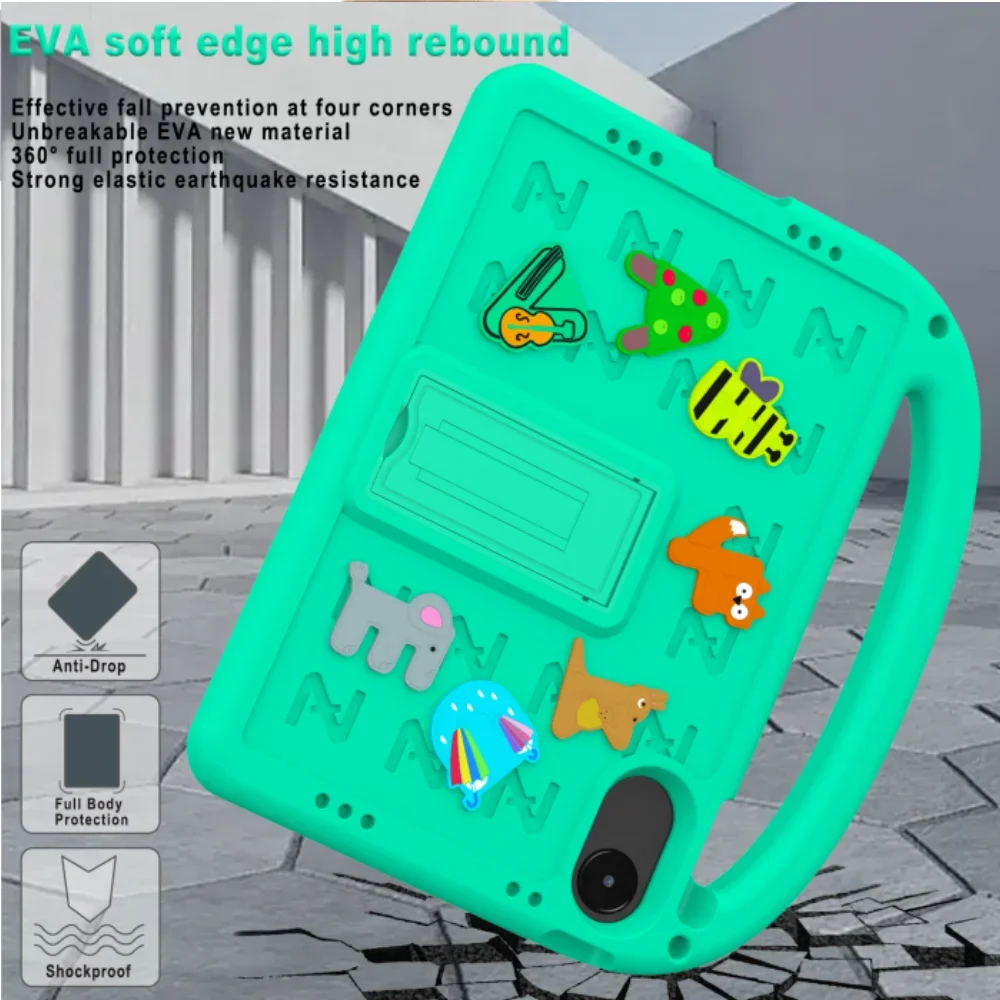 حافظة EVA لهاتف Redmi Pad 2 11 بوصة 2025 غطاء لوحي مقاوم للصدمات للأطفال على شكل رسوم كرتونية لطيفة لهاتف Xiaomi Poco Pad 12.1 #5