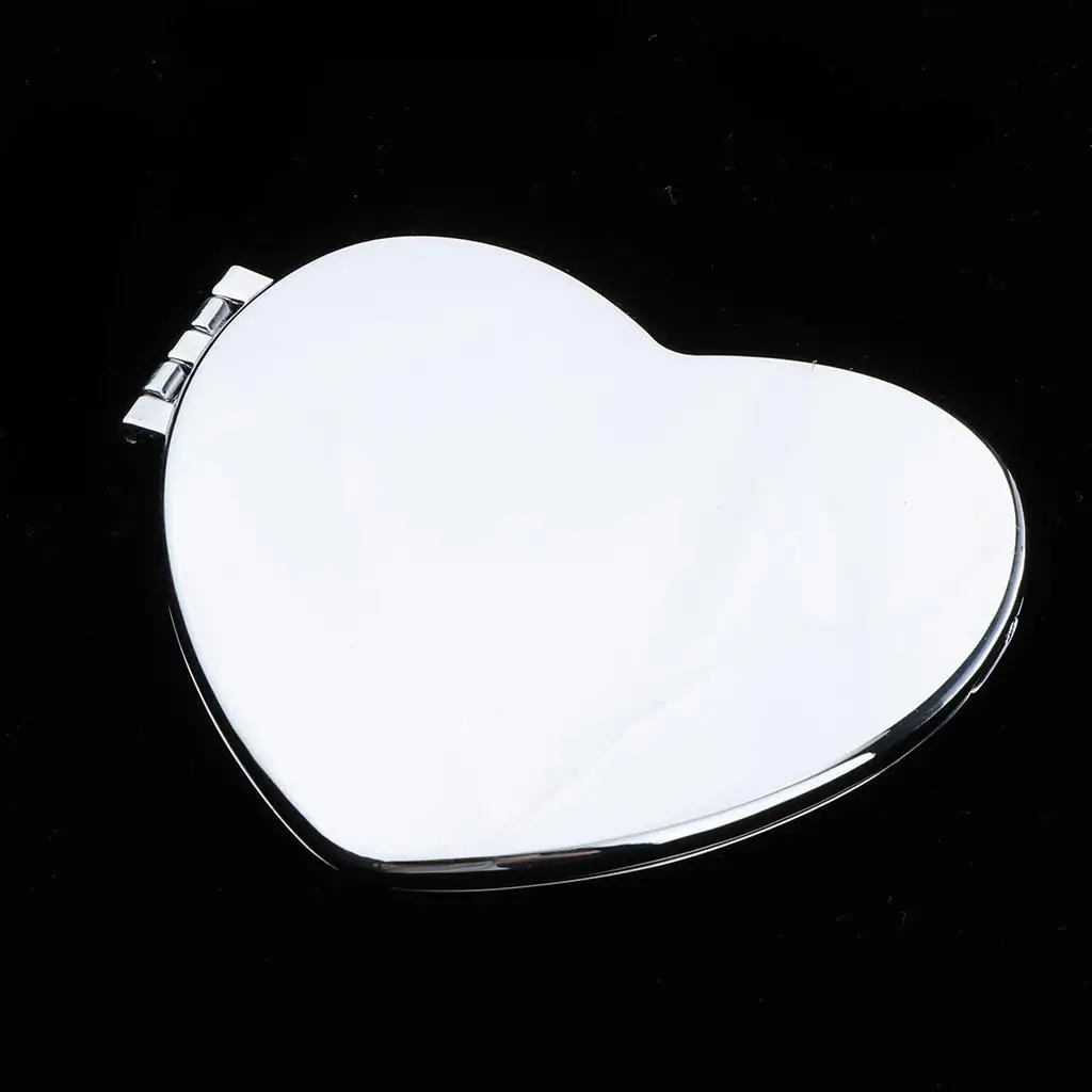 Espejo de bolsillo portátil, maquillaje compacto, espejos de tocador de moda cosmética