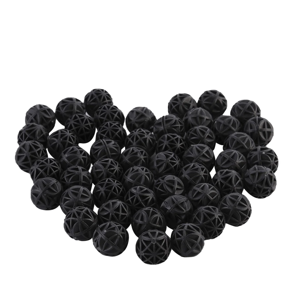 

100 Pcs Bio Ball Fish Tank Accessories Biological Balls Biochemical Aquarium Filter
