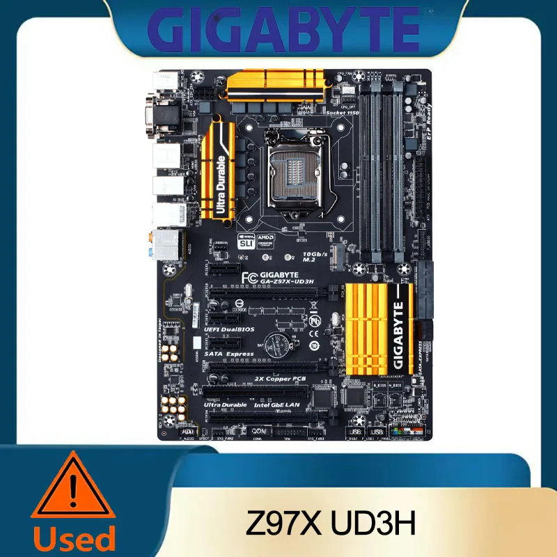

GIGABYTE GA-Z97X-UD3H (версия. 1,2) LGA 1150 Материнская плата Intel Z97 HDMI USB 3.0 ATX Intel