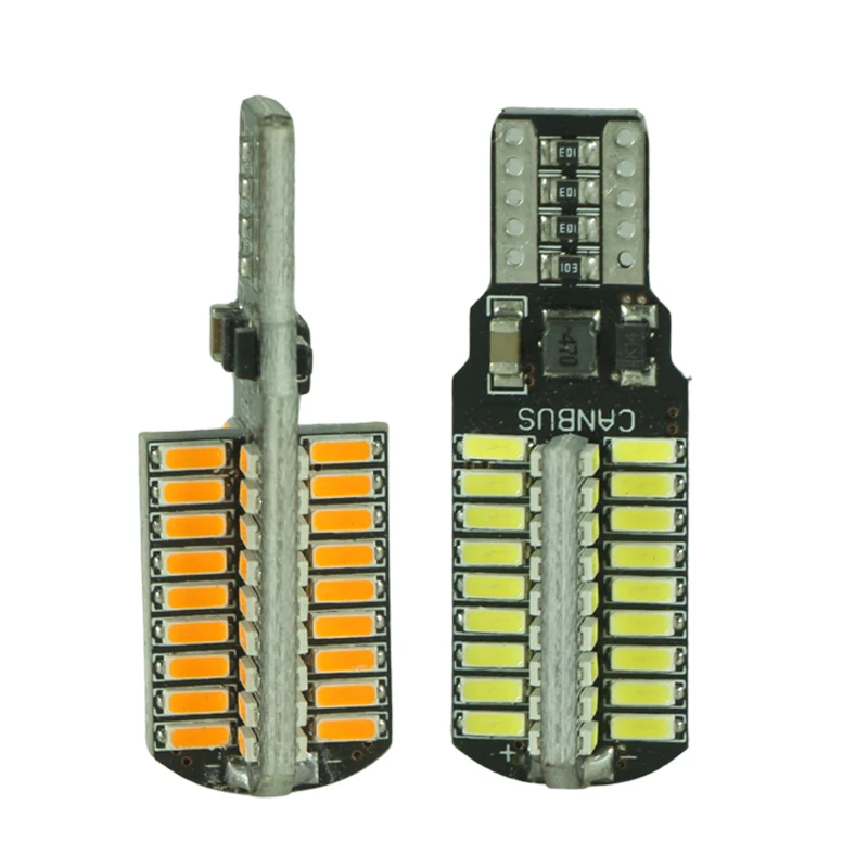 

Led Interior Light On Car T15 W16W 12v No Error 72SMD 4014 Chip White Auto Instrument Clearance Lamp Reading Dome Bulb