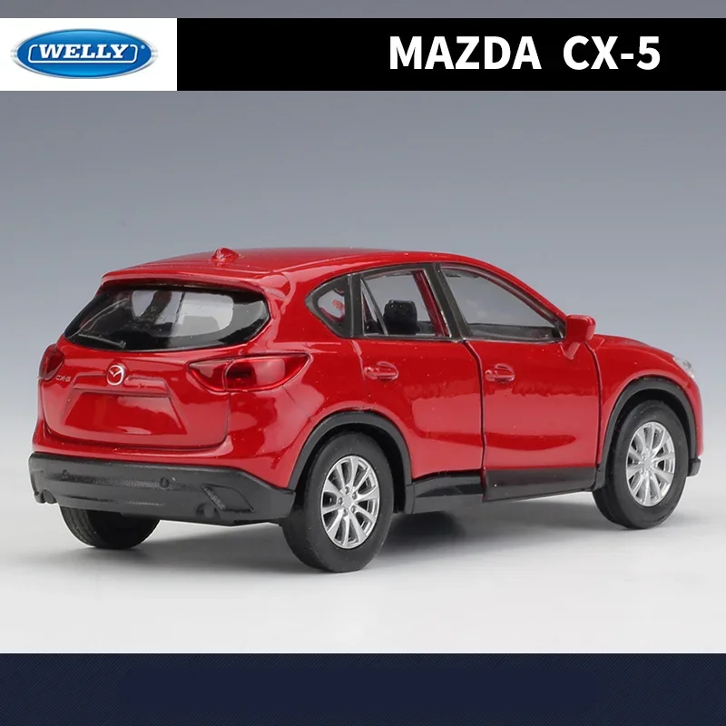 Welly 1:36 مازدا CX-5 SUV سبيكة سيارة نموذج Diecasts المركبات المعدنية نموذج سيارة عالية محاكاة جمع هدية الديكور