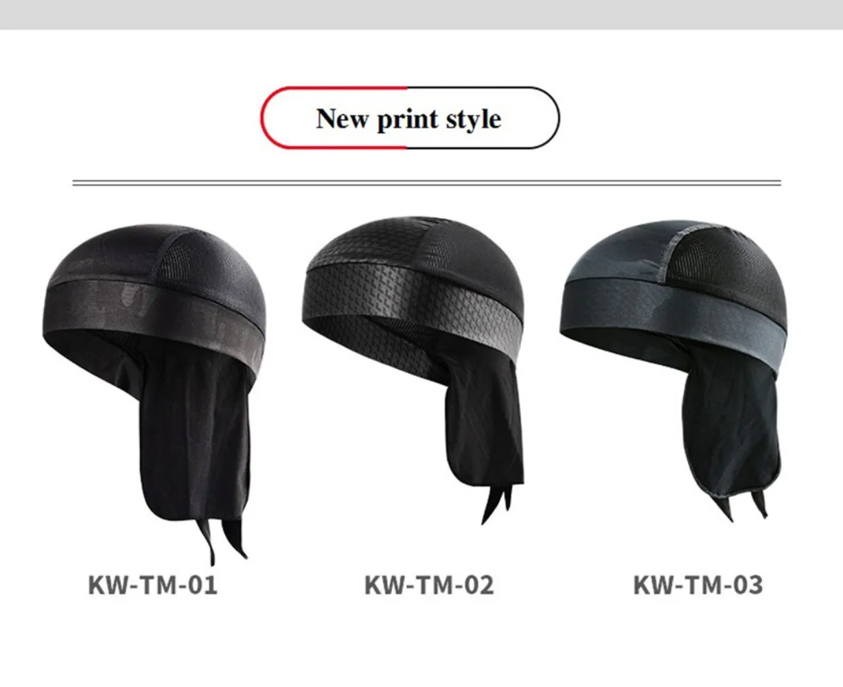 العرق فتل قبعة صغيرة دو خرقة الندى خرقة رئيس التفاف قبعة الجمجمة الهيب هوب قبعات القراصنة قبعة خوذة بطانة مكافحة عرق قبعة للرجال والنساء