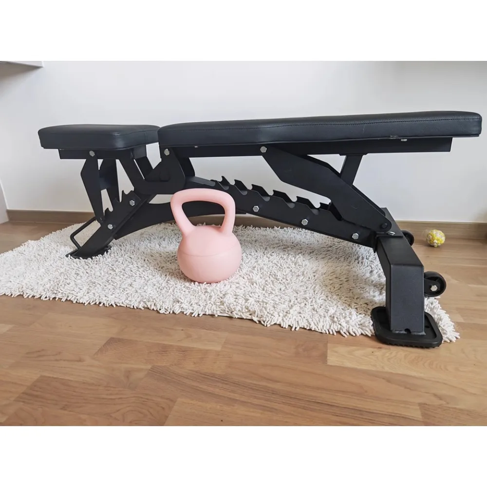Heavy Multifunctional Adjustable Bench Press Stool, Adjustable Flat Household Dumbbell Fitness Chair