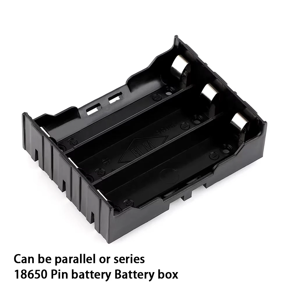 5PCS 1 2 3 4 Slots 18650 Battery Holder Storage Box 3.7V Parallel Series Battery Case For 18650 Rechargeable Lithium Battery