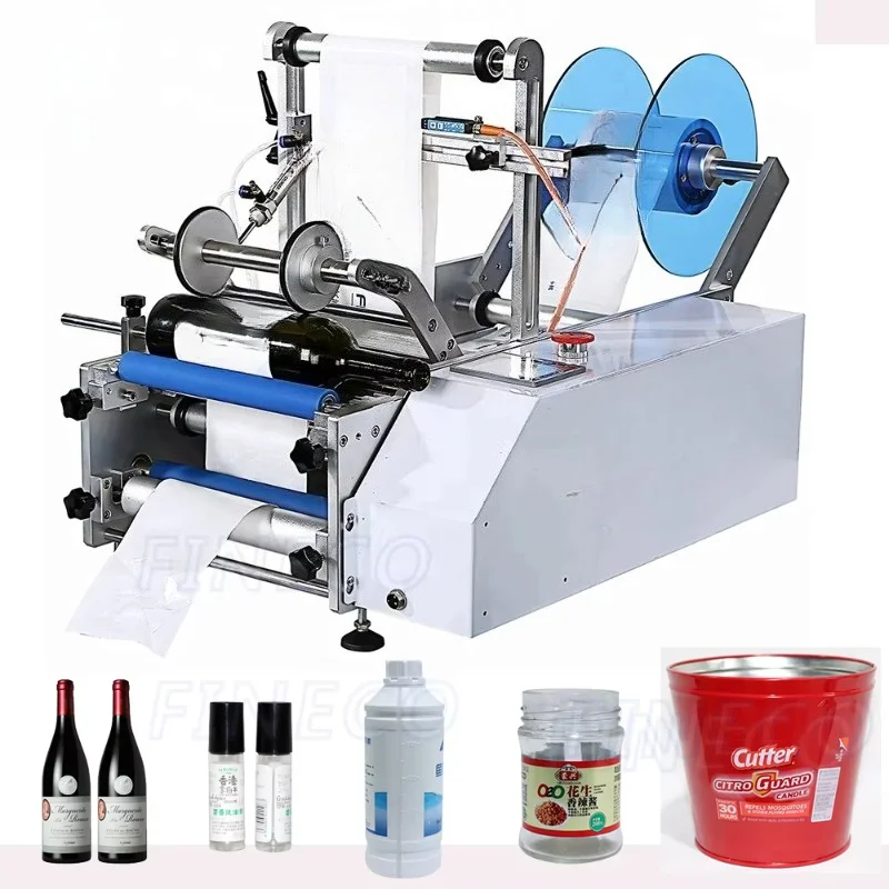 Cut & Stack Tax Stamp Applicator Bandrol Labeling Machine | High Speed Automatic Tax Stamp Applicator for Bottles