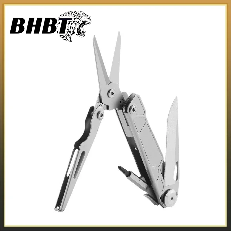 BHBT Folding Scissors Pocket Knife And EDC Multi Tool Perfect For Housework Rescue Hunting Survival Fishing Hiking Camping