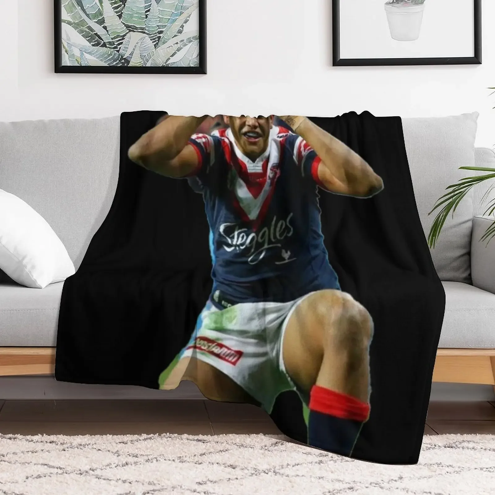 The champion latrell mitchell Throw Blanket Softest Luxury Blankets