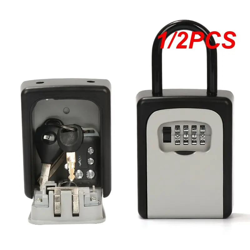 

1/2PCS Password Key Box Outdoor Key Safe Lock Box Decoration Key Code Box Key Storage Lock Box Wall Mounted Password Box