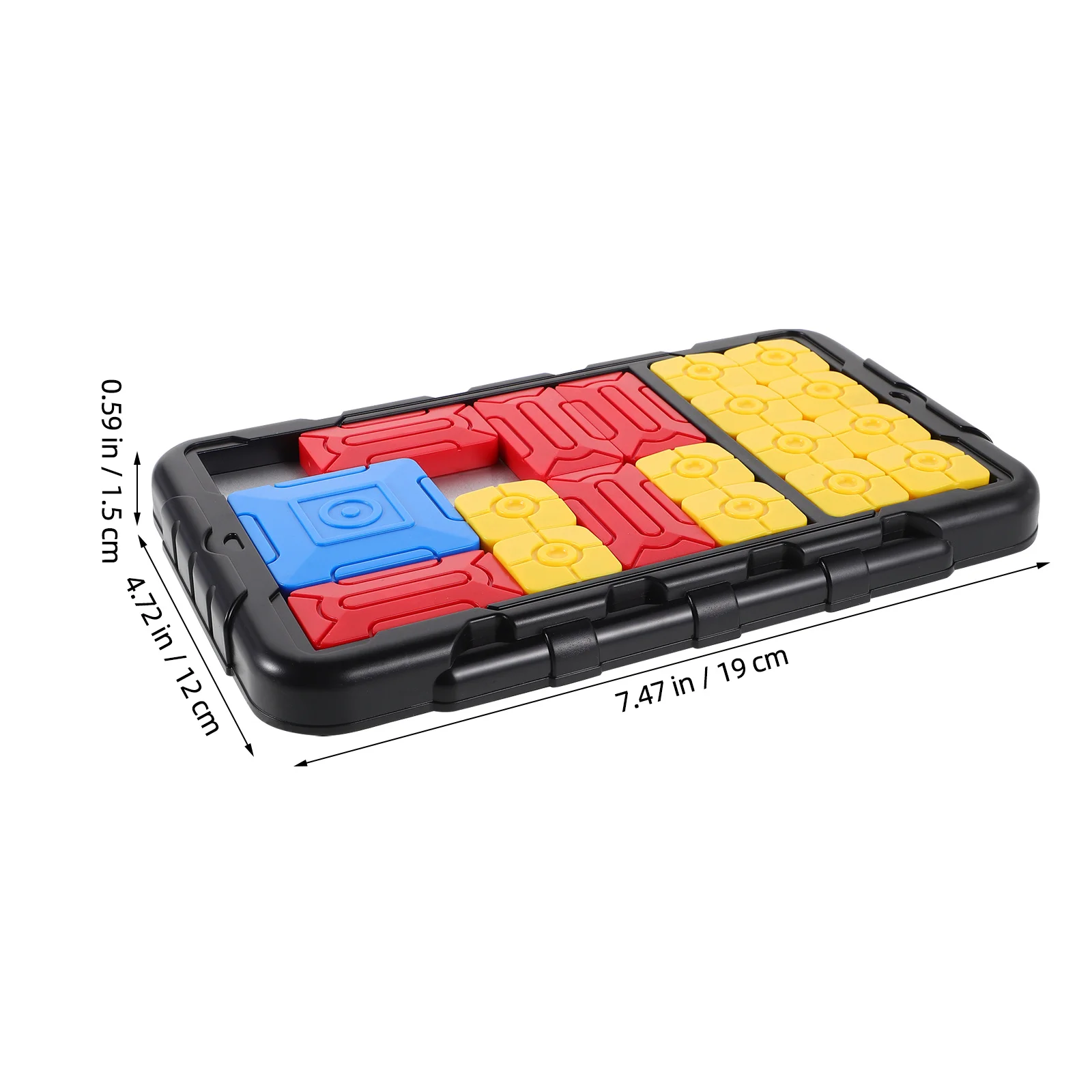 Huarong Slide Brain Teaser Game Educatief voor kinderen Volwassenen Logica Vaardigheid Ontwikkeling Reisbord Glijblok