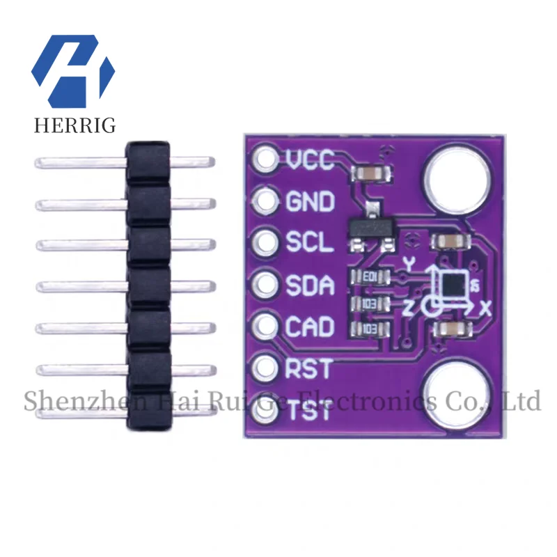 

MCU-9911 AK09911C Geomagnetic Hall Sensor Three-Axis Compass Magnetometer Module