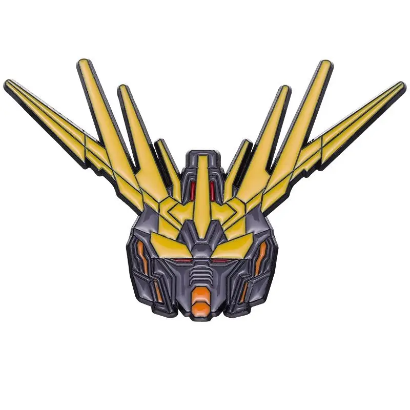 Robot Gundam Brooch Cute Fashion Cartoon Personality Creative Kawaii Simple Durable Alloy Badge Gift for Friends' Birthday - view 4