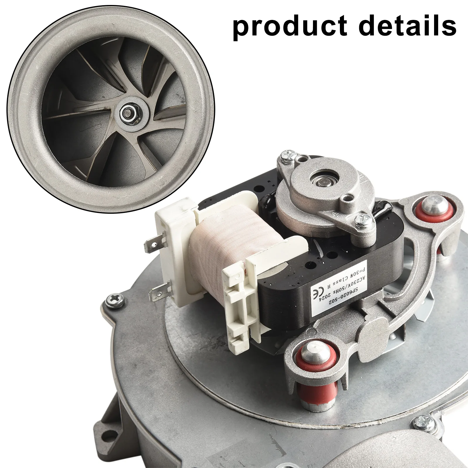 

220V 80mm 30w Fireplace Blower Fan Industrial Centrifugal Fan Anti-corrosion Stainless Steel Low-noise Induced Draft Fan