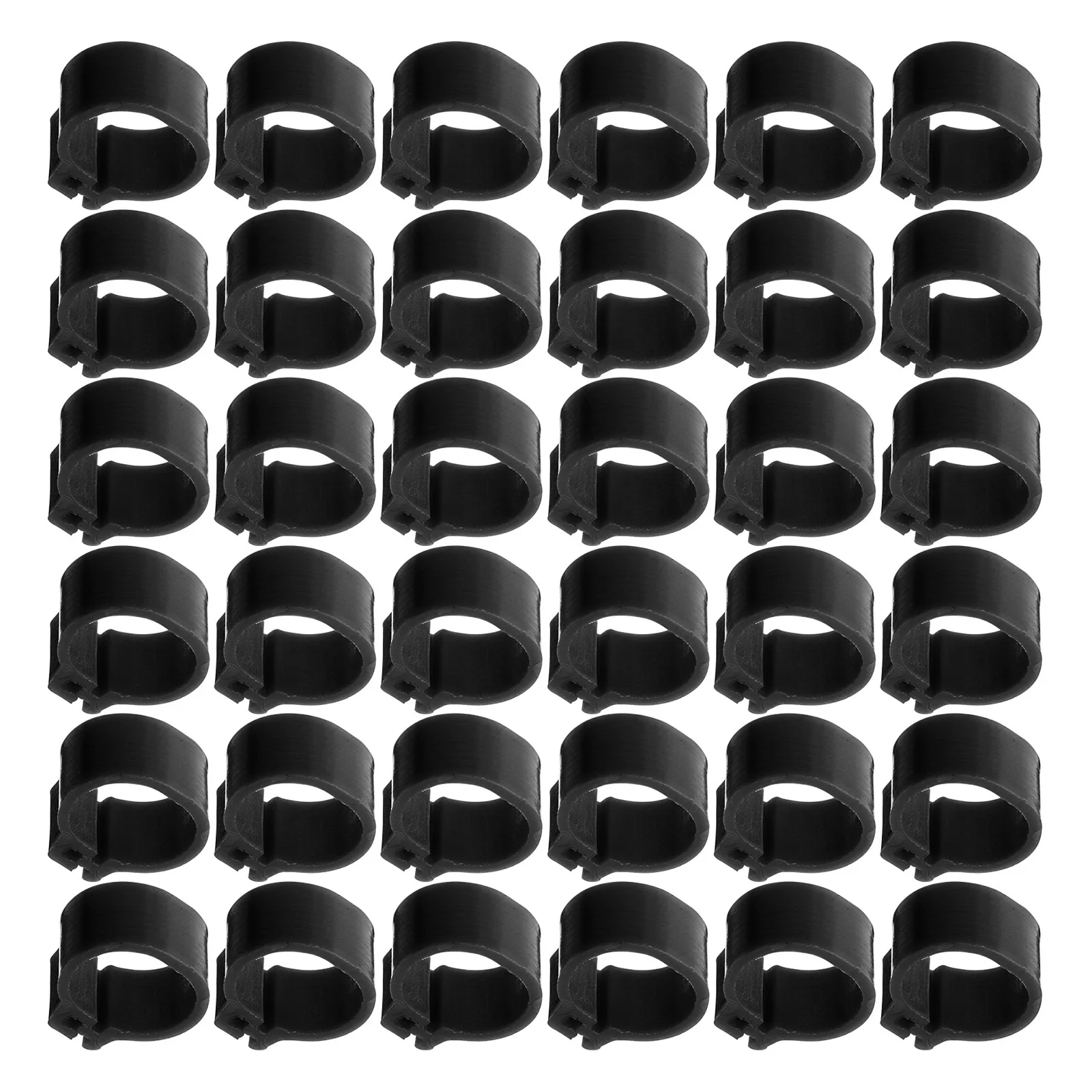 

100Pcs Clip on Leg Rings for Pigeon Lightweight Identification Ring Easy to Apply Remove Birds Leg Bands for Breeding Tracking
