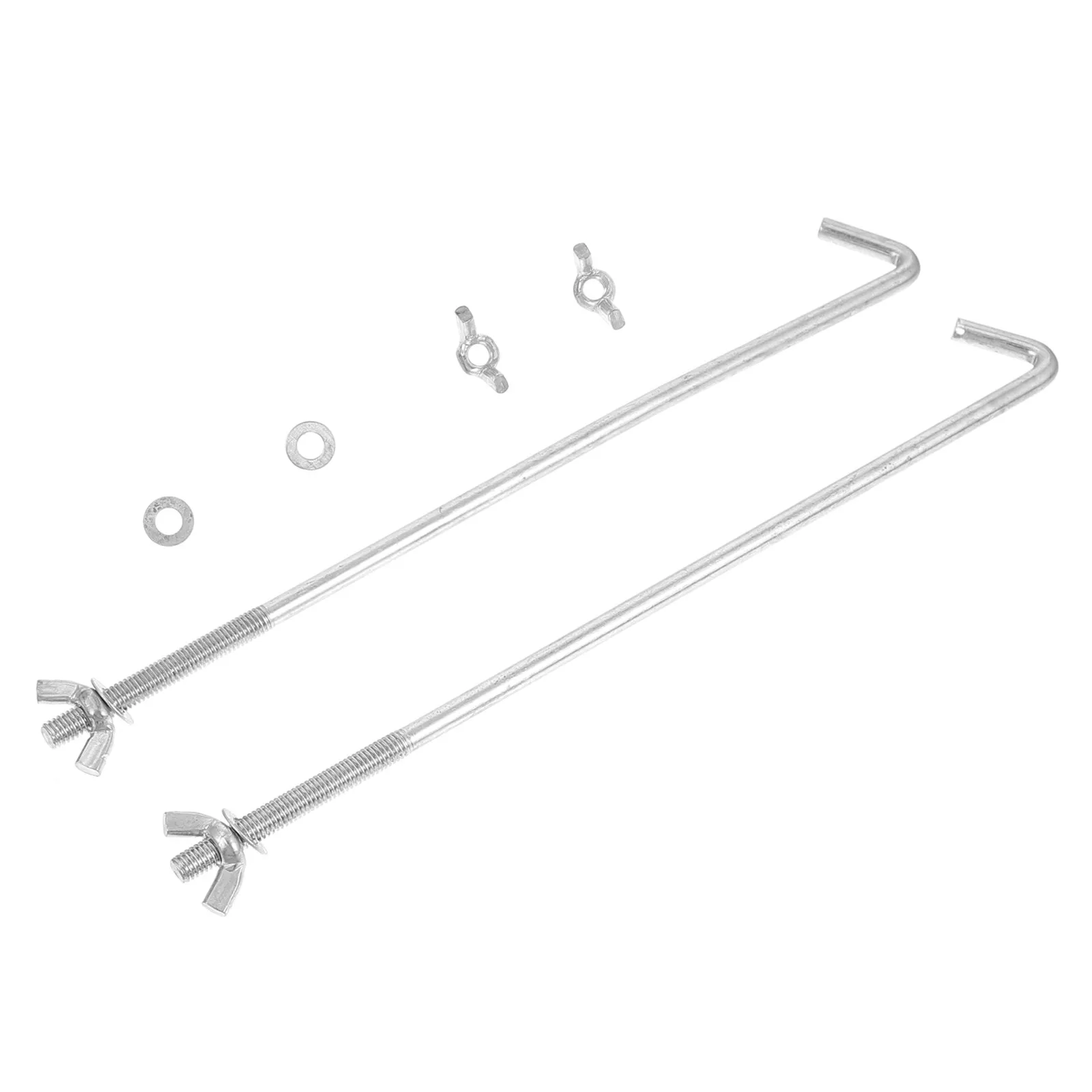 

1Set Premium Aluminum Battery Bracket Bolts for Truck Car Battery Tray Mounting Adjustable Hard Wear Resistant Hold Down