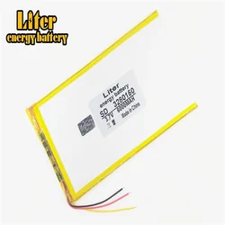 3 linia 3.7V,6000mAH,[3280150] PLIB (polimerowy akumulator litowo-jonowy) akumulator litowo-jonowy do tabletu, GPS,mp3,mp4, telefon komórkowy, głośnik