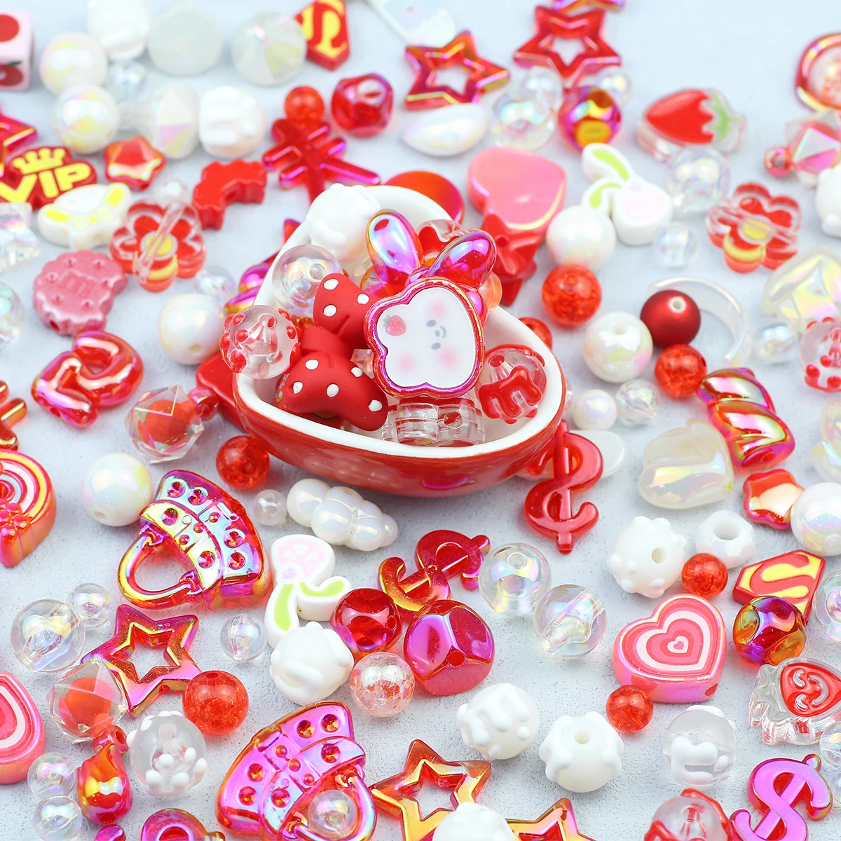 Lila 60g Acryl Bunte Gemischte Stil Lose Perlen Für Schmuck Machen Armbänder Telefon Ketten Anhänger Liefert Erkenntnisse
