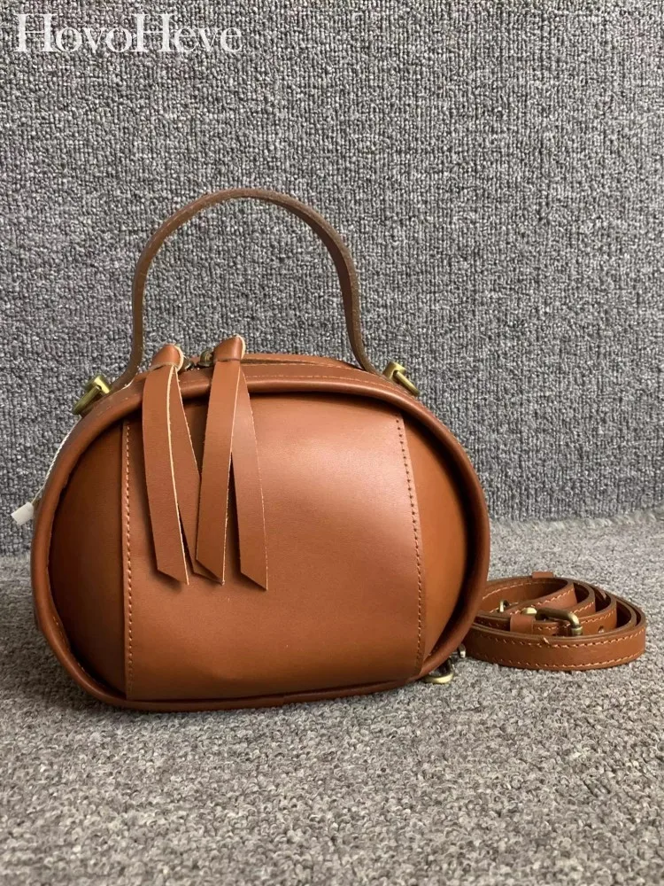 

Vintage Women Designer Fashion Versatile Box Bag Genuine Leather Single Shoulder Casual Tote Handbag Ladies Office Crossbody Bag