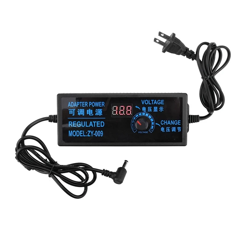 

Adjustable Voltage Power Supply Adapter AC100-240V To DV3V-24V 5A Digital Display Dimming Power Supply