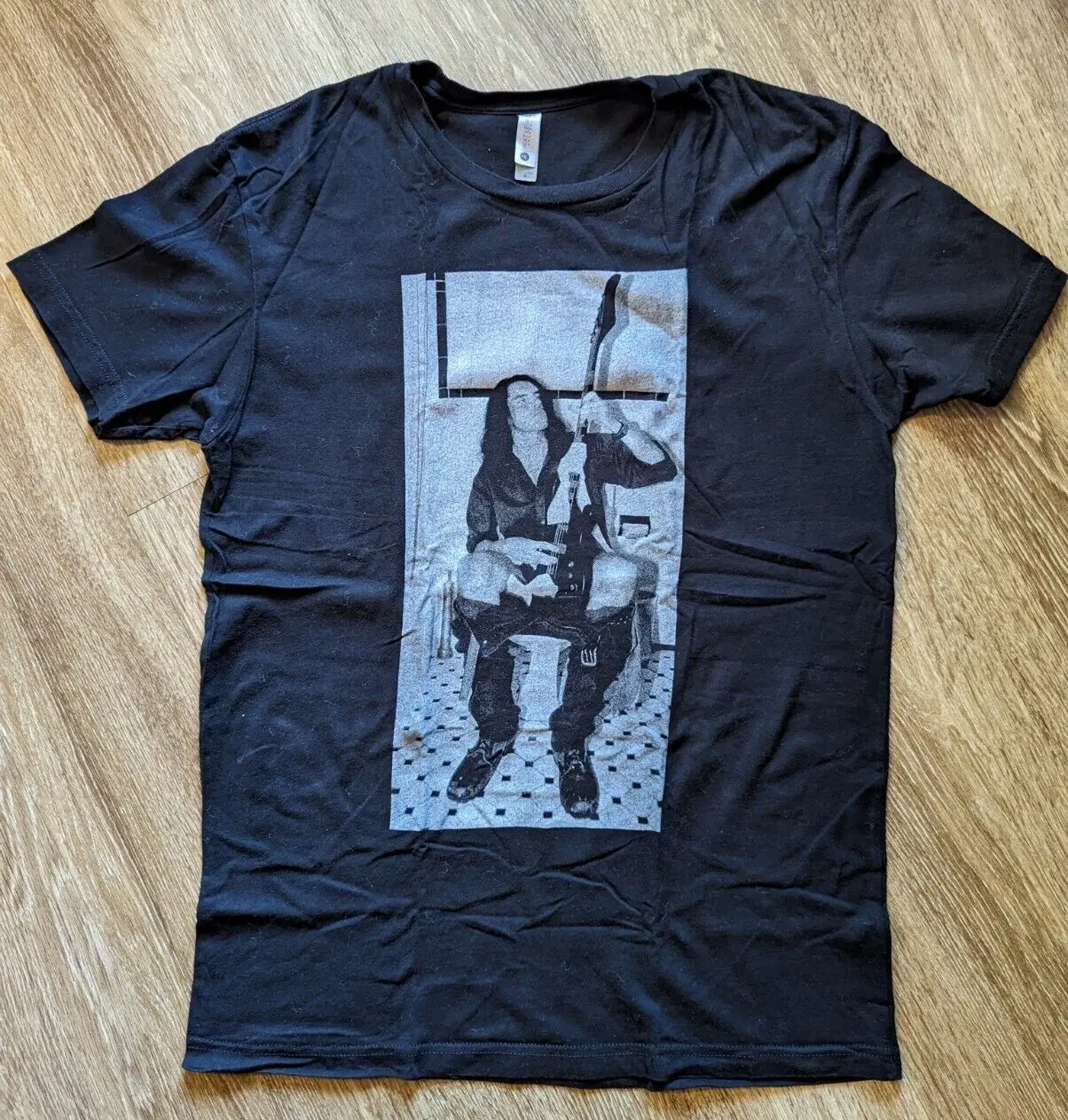 Type O Negative Peter Steele Toilet Bass Player T Shirt M