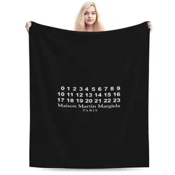 French Margiela Luxury Fashion House An Ultra-Soft Micro Fleece Blanket