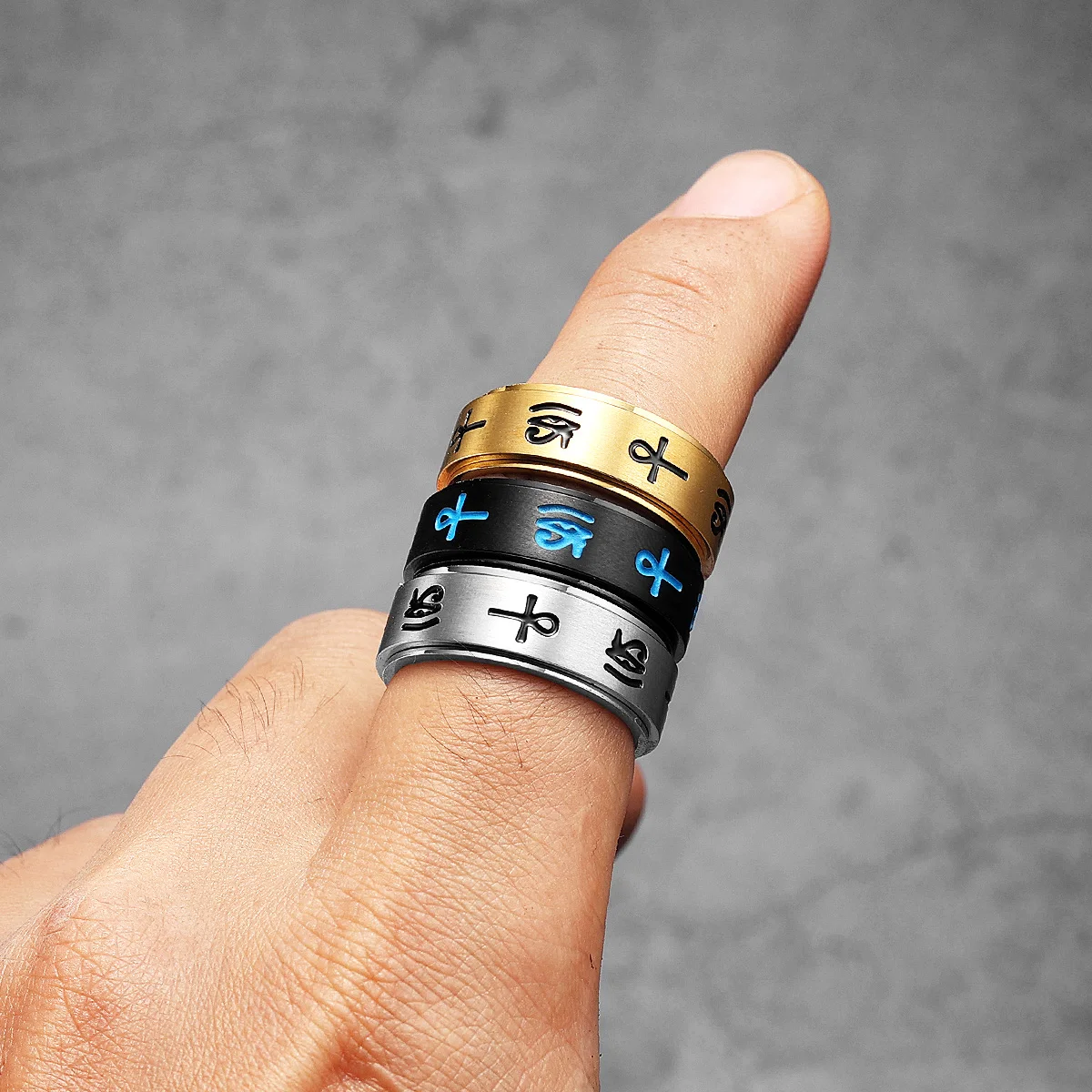 Anillos de Ojo de Horus de Egi - Men Accessories Egypt reseña y precio