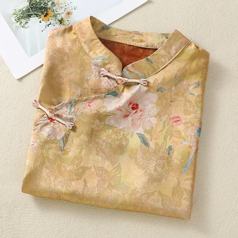 

Summer Casual Wear Women's Modern Chinese Style Sleeveless Dress Vintage Chic Cheongsam Maxi Dress