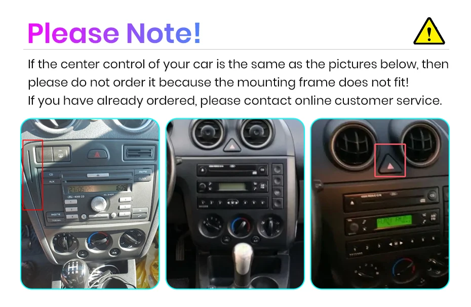 Junsun Android Auto Autoradio für Ford Fiesta Mk VI 5 Mk5 2002 2003 2004 2005 2006-2008 Multimedia Wireless Apple CarPlay Smart Intelligent Systems IPS Touchscreen Stereo Video Player 2 Din Autoradio Head Unit Navigation BT GPS 4G WIFI FM AM DSP RDS SWC – Detail 1