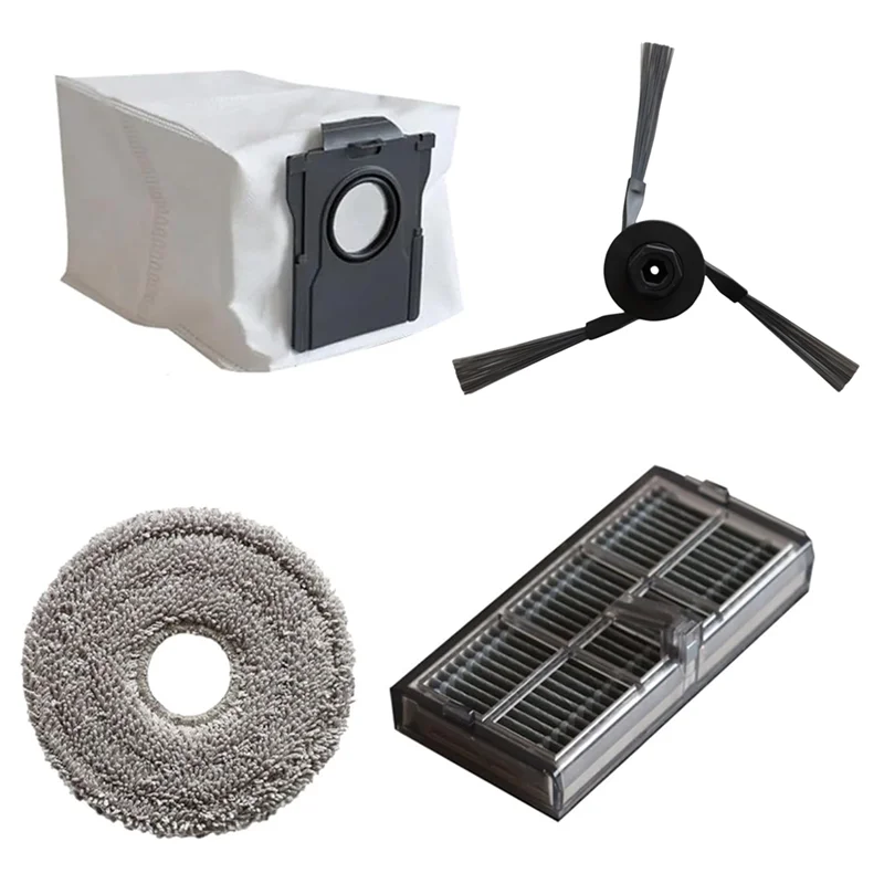 Kit di sostituzione completo per aspirapolvere Mova P50 Pro Ultra: spazzole laterali, filtri Hepa, panni e sacchetti per la polvere