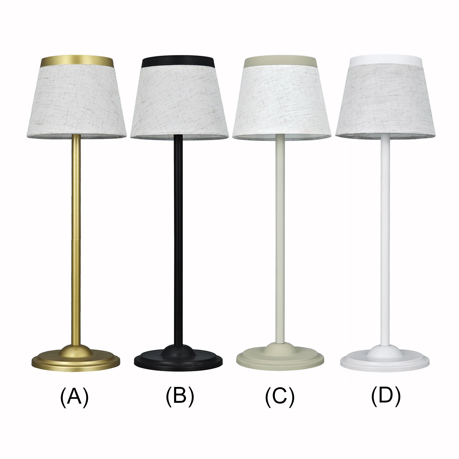 

Перезаряжаемые настольные лампы с аккумулятором 1800 мАч, работающие от батареек, для чтения, для ресторана, дома, обеденного стола, кухни