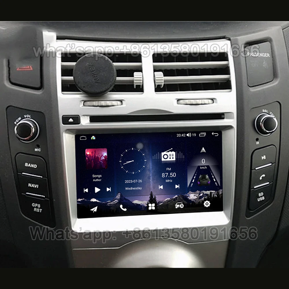 Carplay Android Car Player Multimedia Car Radio GPS For Toyota Yaris XP90 Vitz Platz 2005 2006 2007 2008 2009 2010 2011 2012 OEM