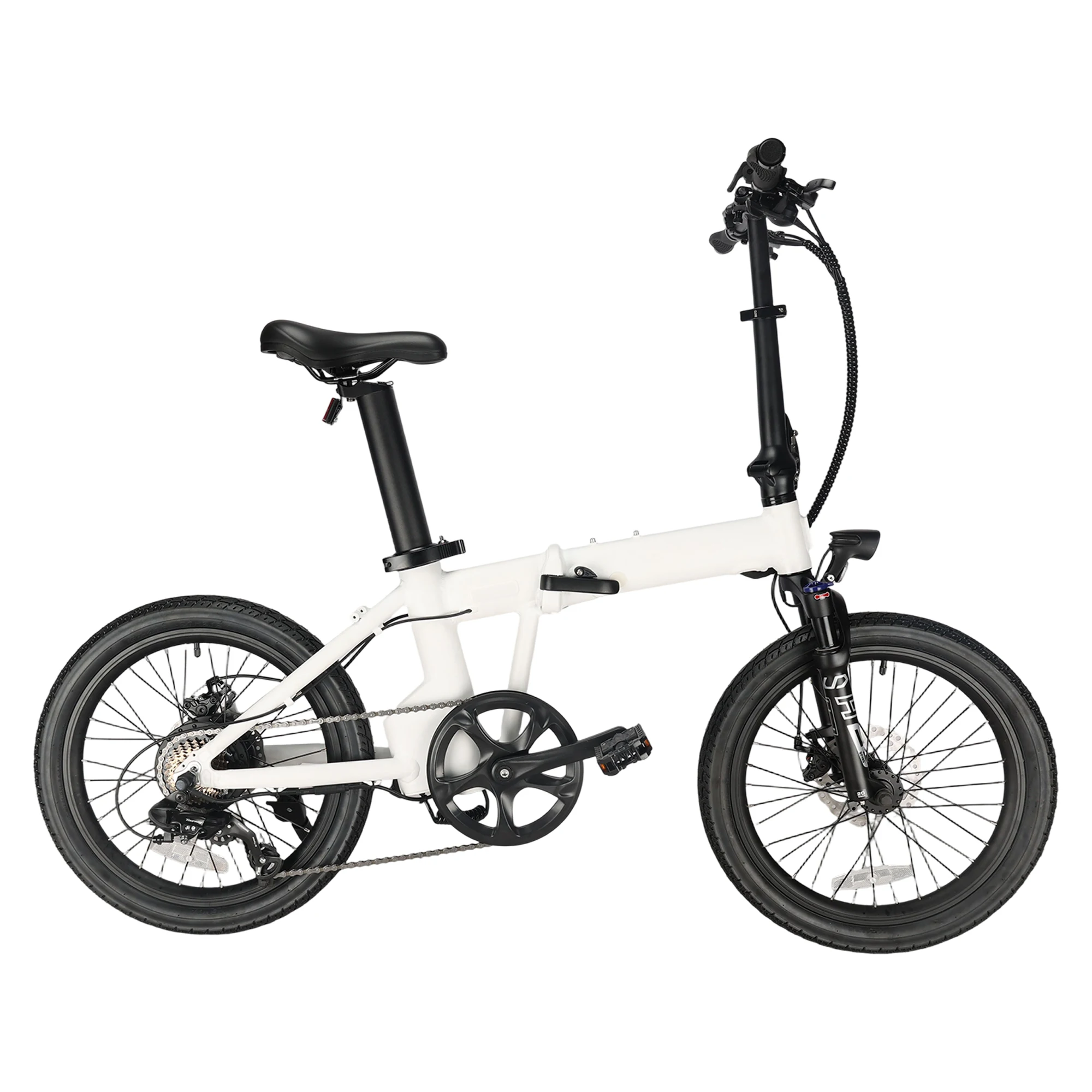 

ToprideX2025 20-Inch Lightweight Folding Electric Bicycle 250W Motor 7 Speed 36V for UL Safety Certified for City Work Office