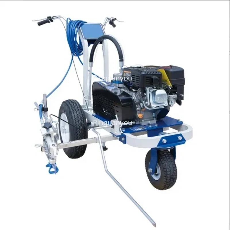 

Painting Road Marking Machines Manual Airless Cold Paint Tarmac road Marking Machine Street Making Marks 6.5