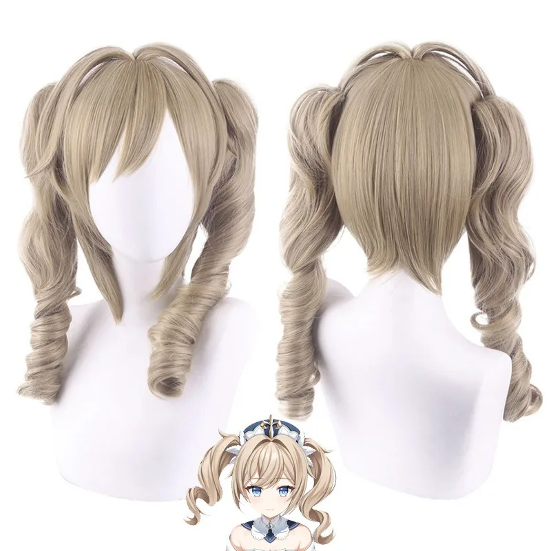 Barbara Game Cosplay Genshinimpact Barbara Cosplay Costume for Carnival Women Sexy Suits Party Costume Wig Shoes Full Set