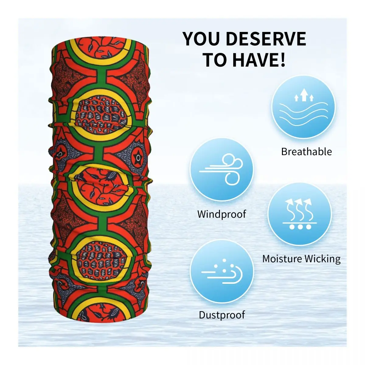 كول الأفريقية العرقية القبلية الفن نمط أفريقيا أنقرة طباعة باندانا الرقبة الجراب مطبوعة وشاح سحري عقال دافئ للرجال والنساء