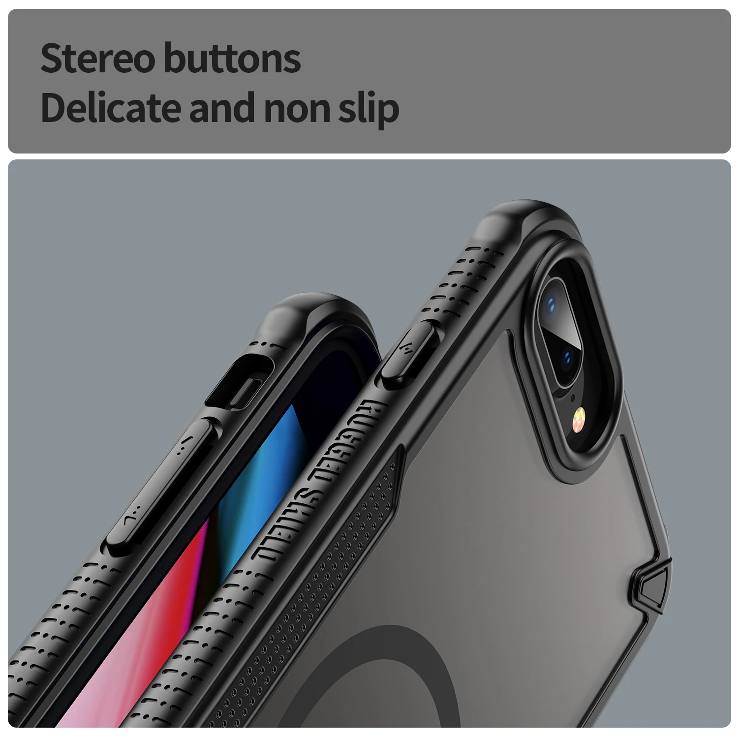 Magnetische, luxuriöse, matte, durchscheinende, stoßfeste Schutzhülle für iPhone SE3 SE2 6 7 8 Plus 7Plus 6S für Magsafe Wireless Charge Cover – Detail 7