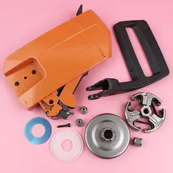 Chain Brake Clutch Drum Cover Handle Kit For Husqvarna 268 272 266 66 Chainsaw 503736601, 503727401, 503727402 w Needle Bearing