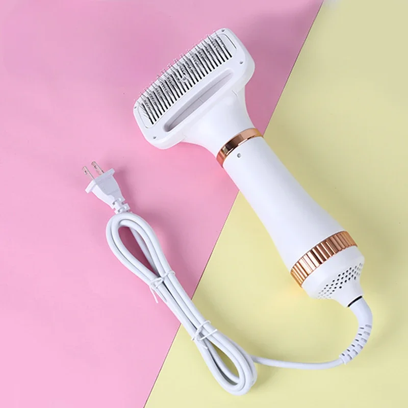 New Upgrade 2-in-1 Dog Hair Dryer Adjustable Speed Temperature Cat Dog Grooming hair dryer Comb Brush Low Noise Pet Products