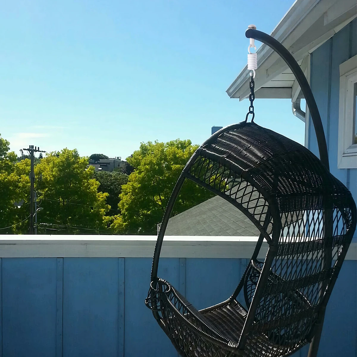 

1Set Spring Accessories Stainless Steel Heavy Duty Hanging Chair Fixing Kit for Hammock Swing Porch Egg Chair Outdoor Garden