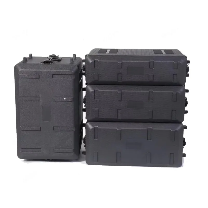 Main Body Depth 390mm Width 19 inches Portable Rack 2U3U4U6U PE Cabinet Microphone Receiver Fly Case Amplifier Shockproof Box