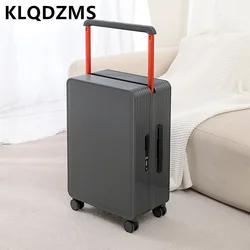 KLQDZMS-maleta de cabina para hombre y mujer, Maleta de viaje resistente con ruedas universales, equipaje rodante, 24 