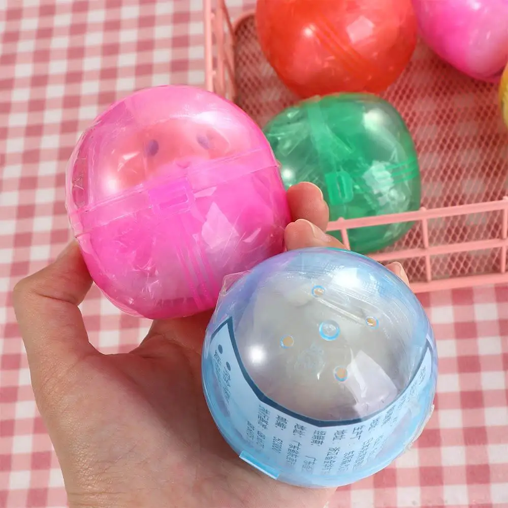 

Flocking Soft Hamster Fatty Milky Anime Hamster Capsule Hamster Gashapon Capsule Gashapon Hamster