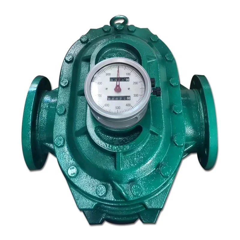 Pointer display Heavy oil flow meter fuel oval gear flowmeter