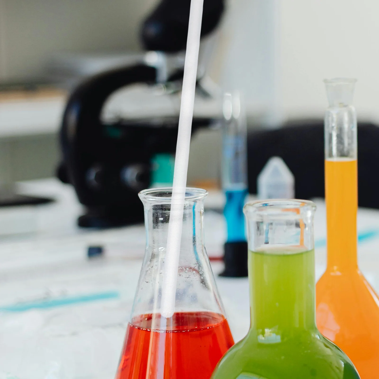 Hastes de agitação de vidro, varas de agitação de laboratório suaves e seguras para experimento científico, mistura de suprimentos de cozinha, varas de agitação experimentais com 10 peças