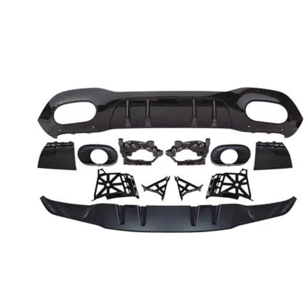 

Suitable for The rear diffuser of the Mercedes-Benz W177 A35-class has a glossy black rear lip of the A35 hatchback