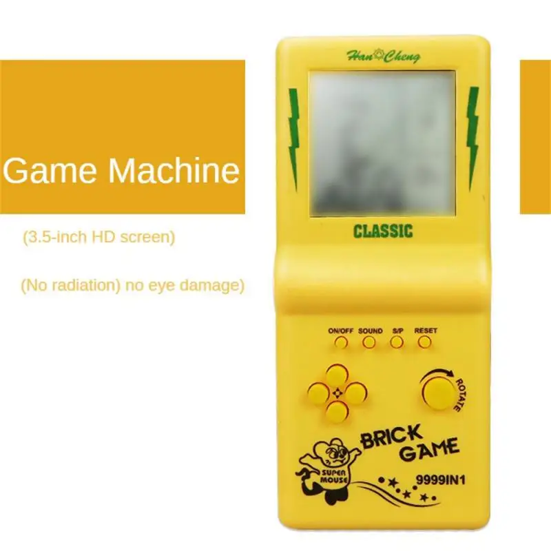 Nostalgic Toys Large Screen Electronic No Eye Injury Creative Game And Accessories Large Screen Handheld Game Machine Cre Palm