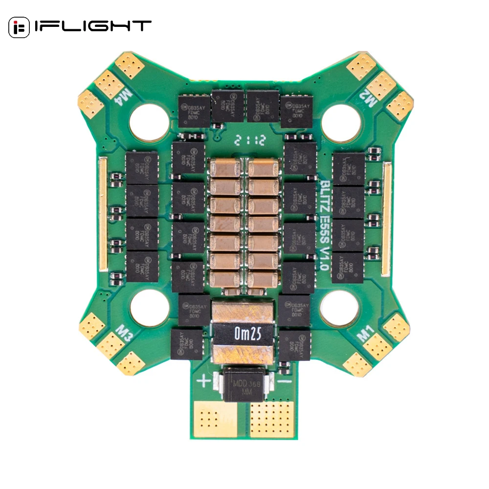 Imagem -04 - Controlador de Voo para Drone de Corrida Fpv Iflight Blitz Mini f4 Stack Blitz Mini f4 Giroscópio Mpu6000 com Mini E55 26s 4-in1 Esc