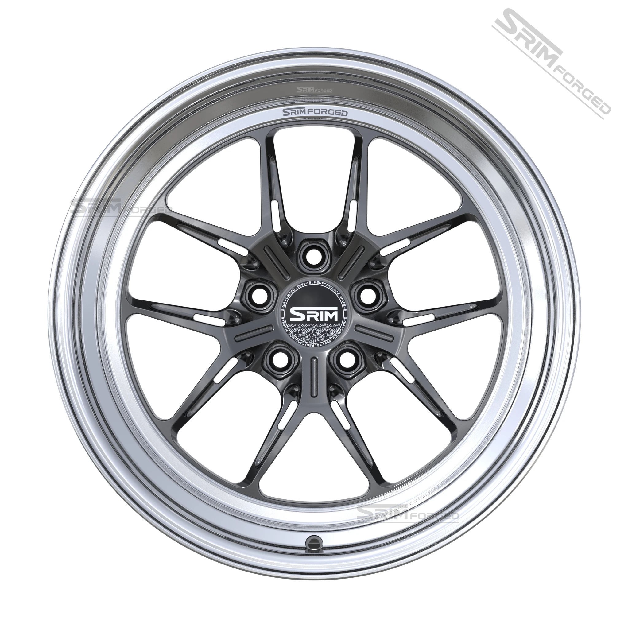 

WOA Custom Rim Deep Lip 18 19 20 Inches Multi-spoke Y-type Polished Silver Deep Dish 5x112 5x120 Lightweight Performance for M2